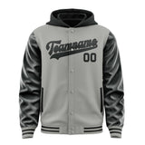 Custom Gray Black Jacket