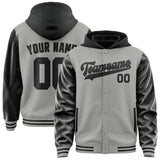 Custom Gray Black Jacket