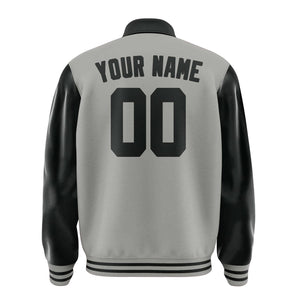 Custom Gray Black Jacket