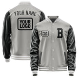 Custom Gray Black Jacket JA040417041817171717