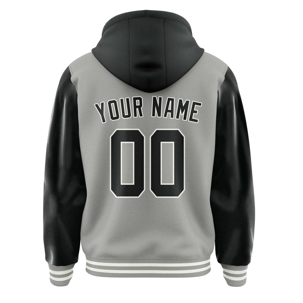 Custom Gray Black Jacket