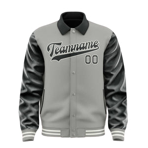 Custom Gray Black Jacket