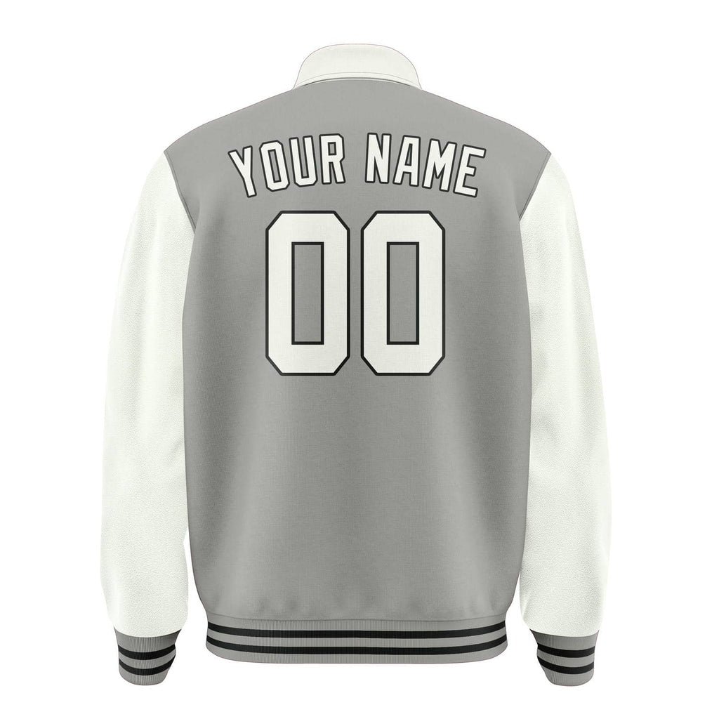 Custom Gray White Jacket