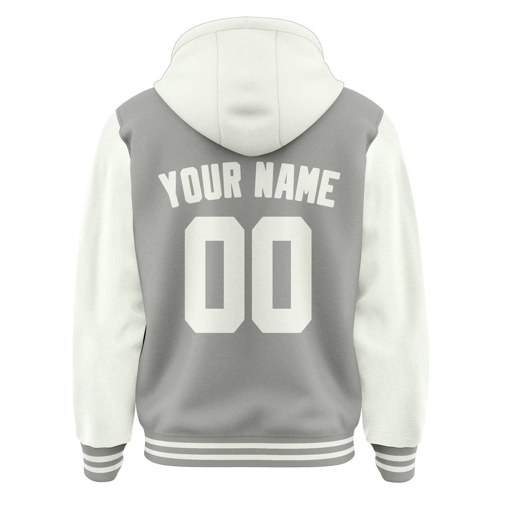 Custom Gray White Jacket