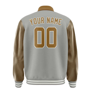 Custom Gray Khaki Jacket