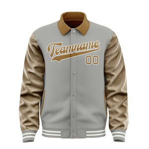 Custom Gray Khaki Jacket