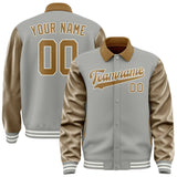 Custom Gray Khaki Jacket