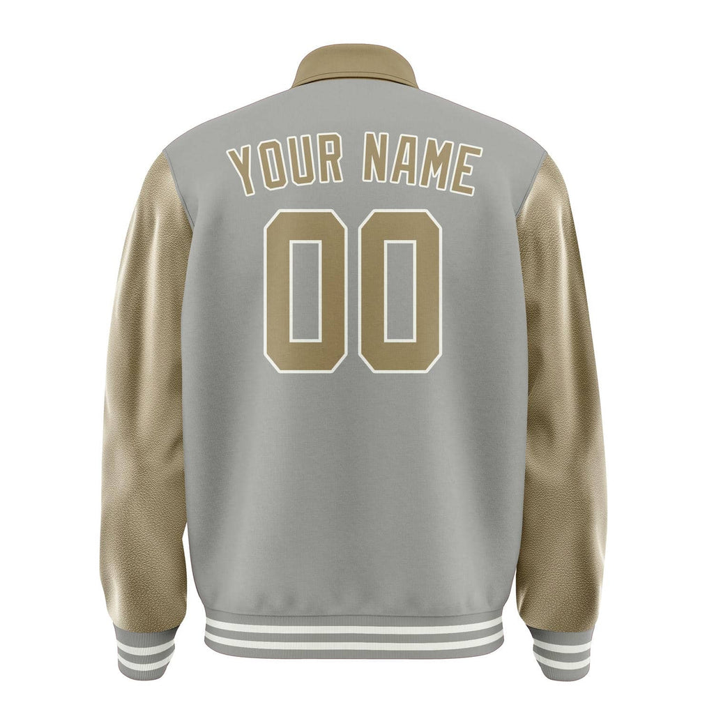 Custom Gray Light Khaki Jacket