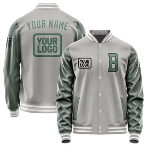 Custom Gray Blue Green Jacket JA040427041817272717