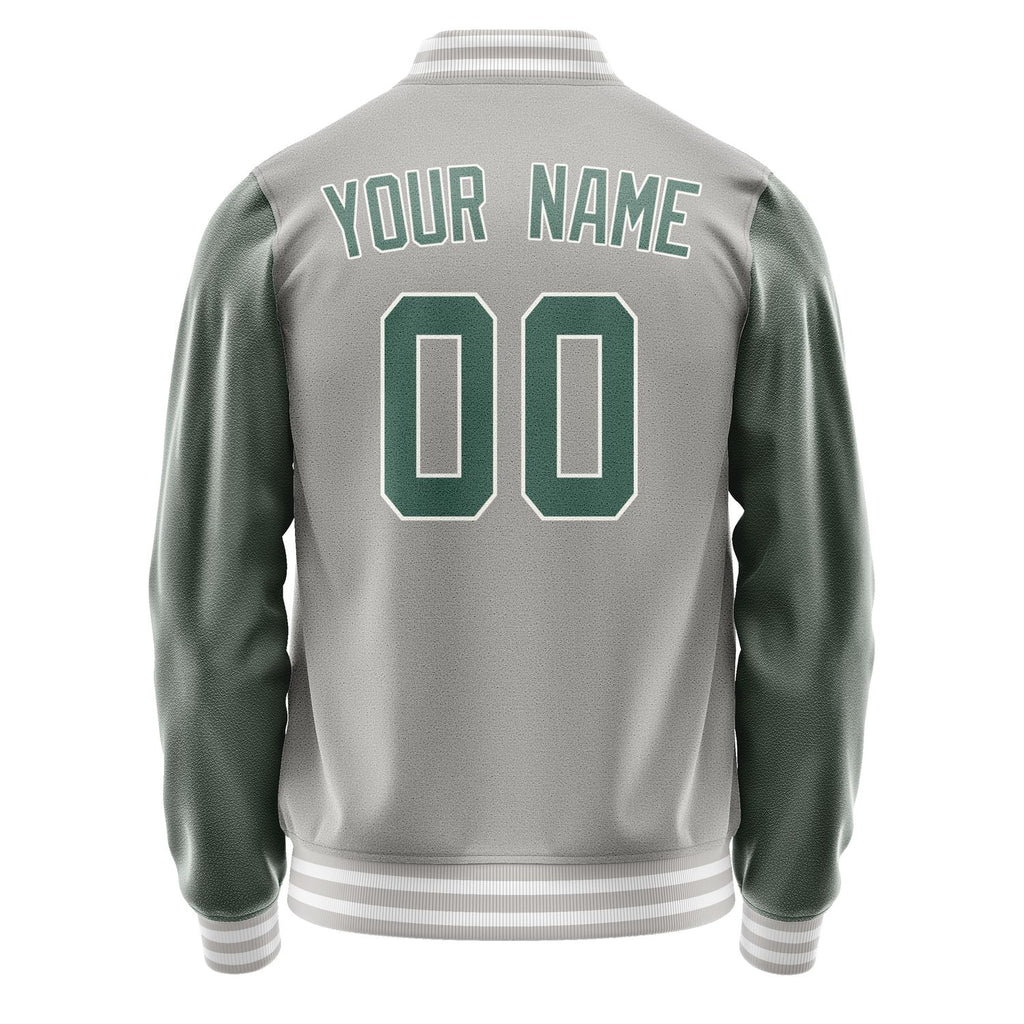 Custom Gray Blue Green Jacket JA0404270418B31827