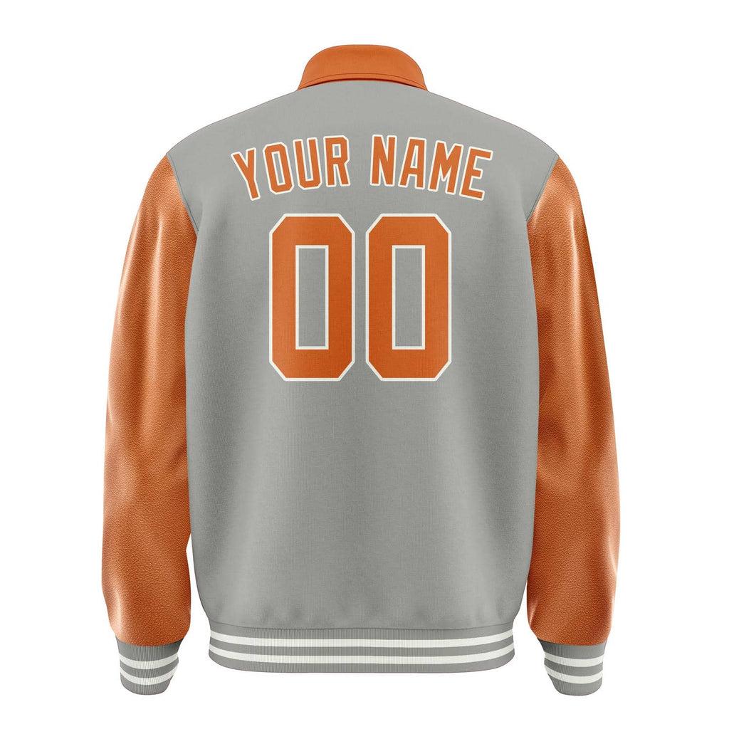 Custom Gray Orange Jacket