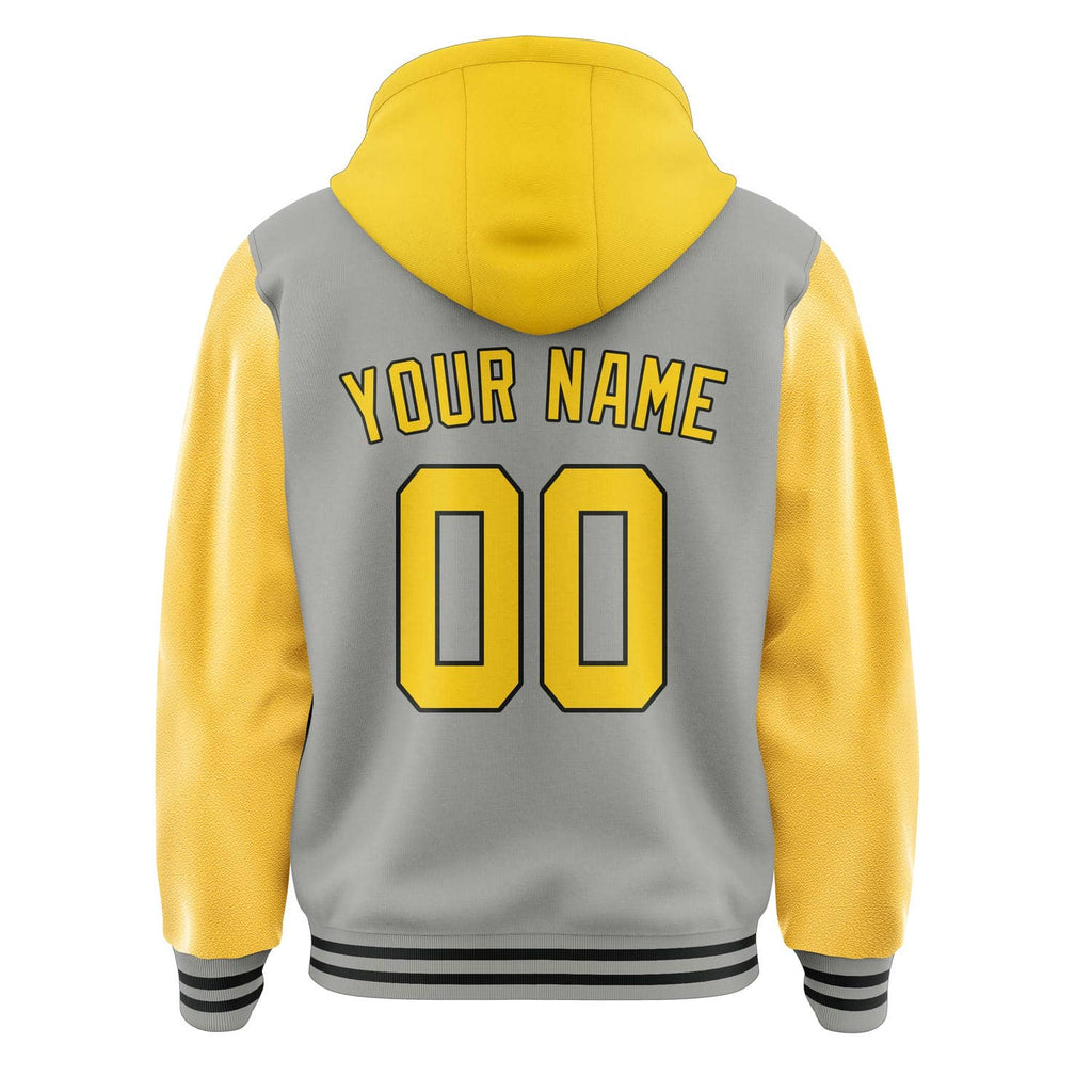 Custom Gray Gold Jacket