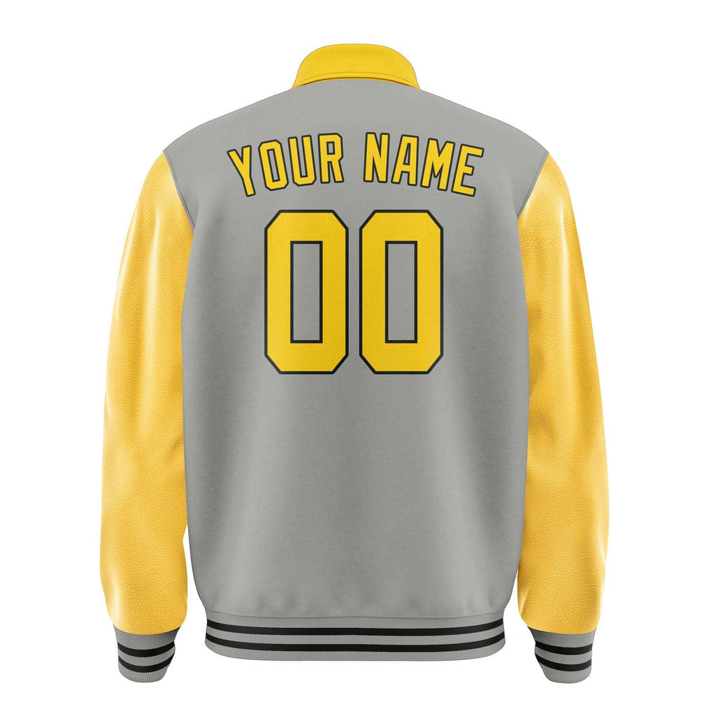 Custom Gray Gold Jacket