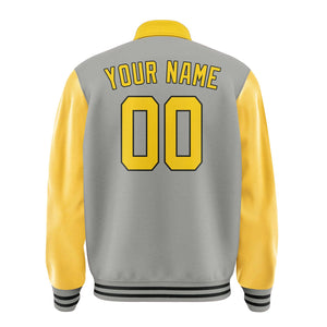 Custom Gray Gold Jacket