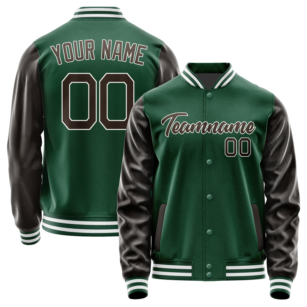 Custom Green Brown Jacket JA0505010518B21801