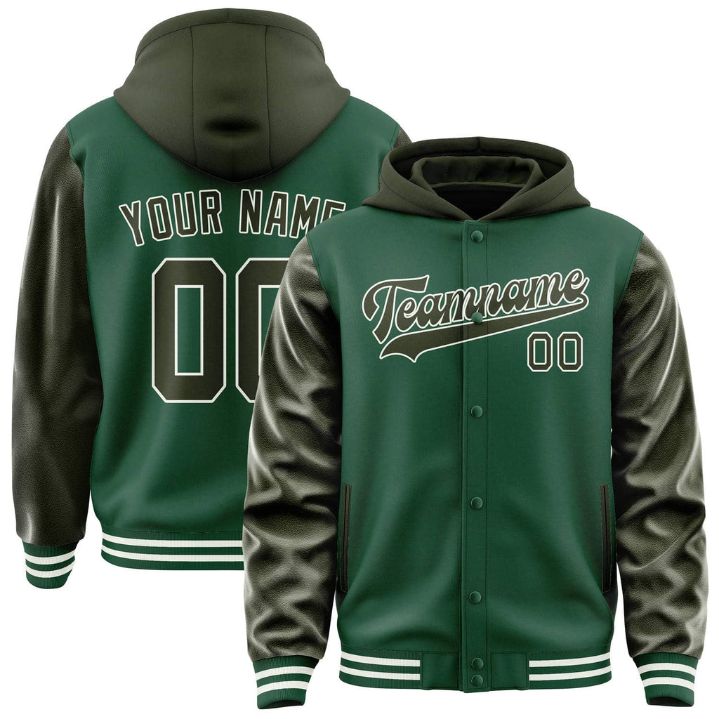 Custom Green Olive Jacket