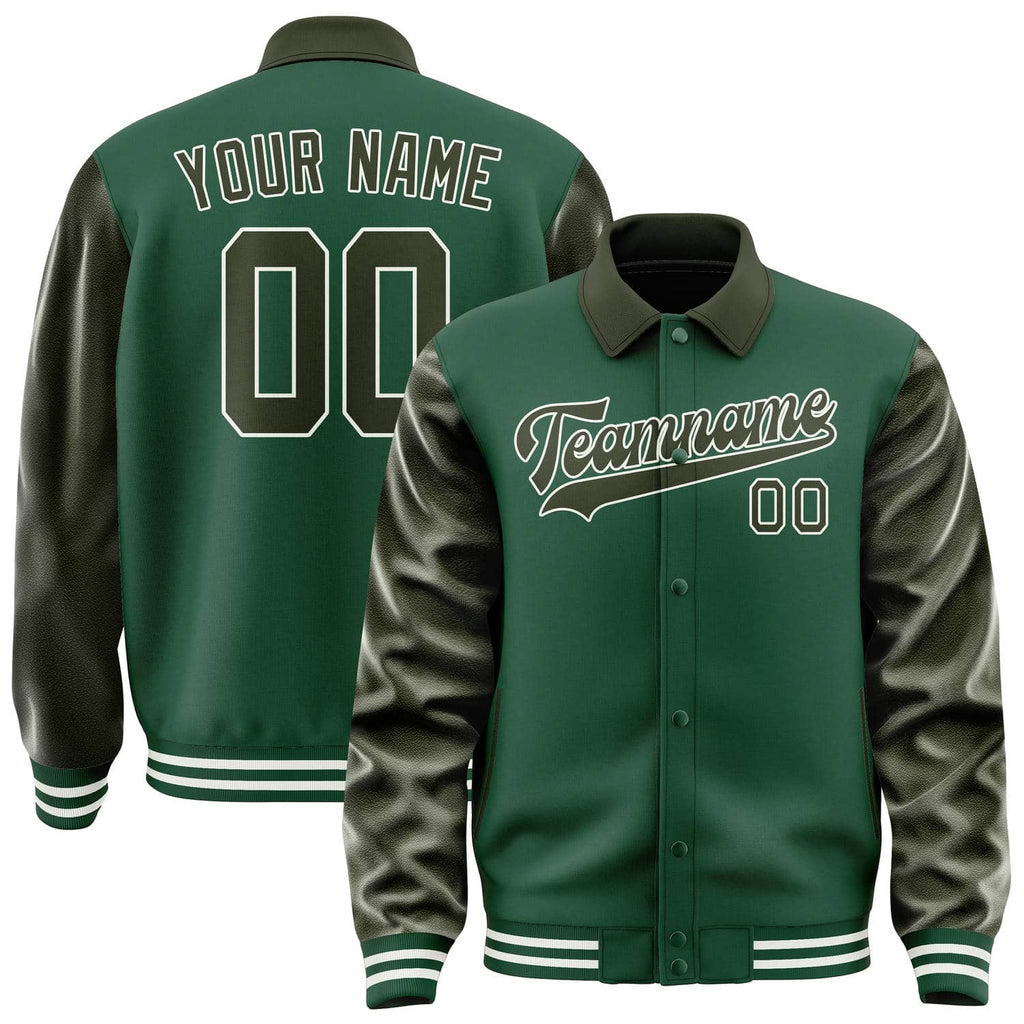 Custom Green Olive Jacket