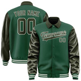 Custom Green Olive Jacket