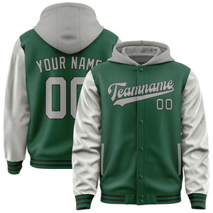 Custom Green Gray Jacket