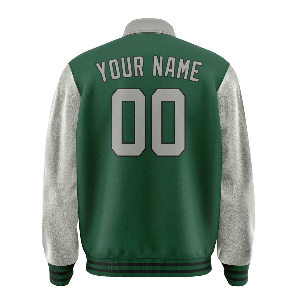 Custom Green Gray Jacket