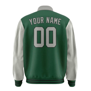 Custom Green Gray Jacket