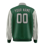 Custom Green Gray Jacket