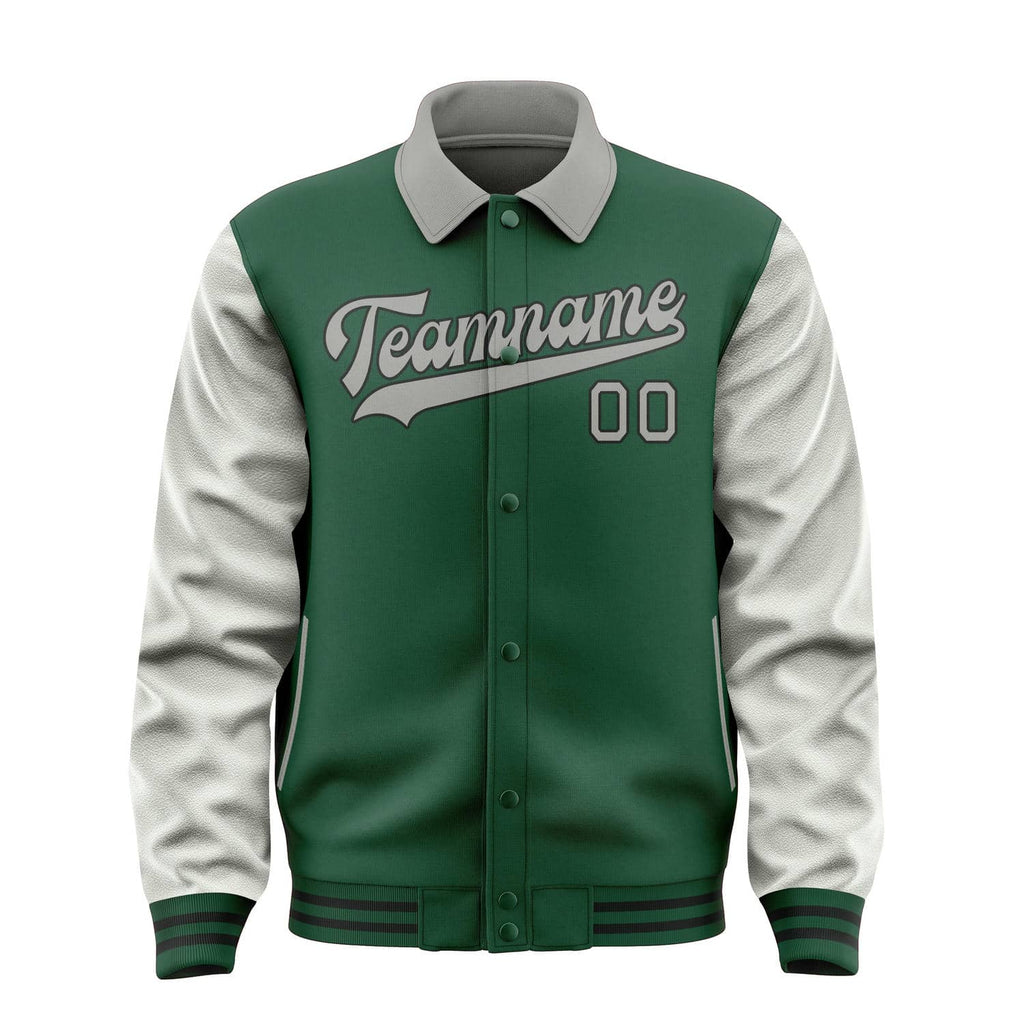 Custom Green Gray Jacket