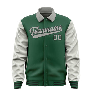 Custom Green Gray Jacket