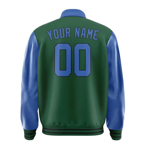 Custom Green Sky Blue Jacket