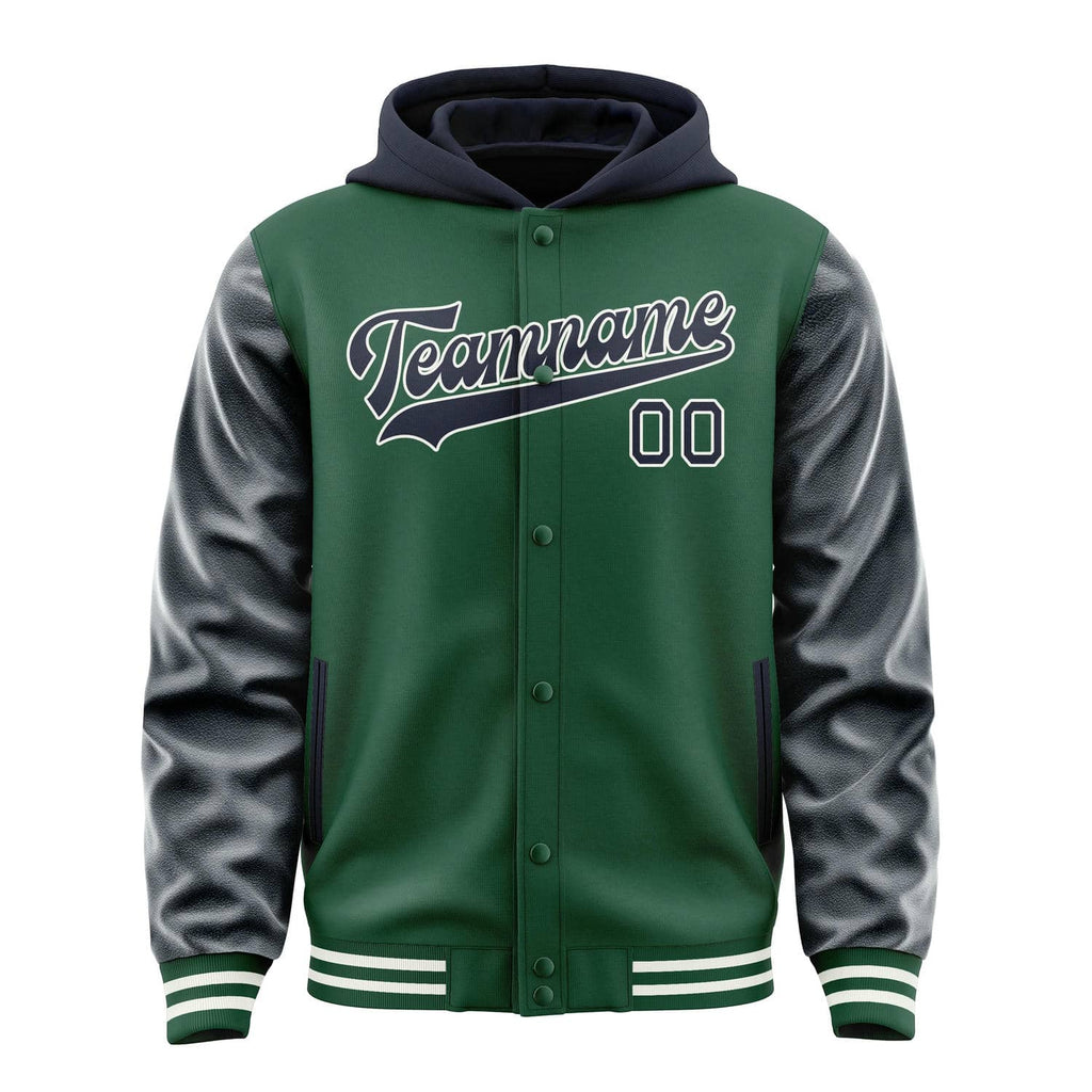 Custom Green Navy Jacket