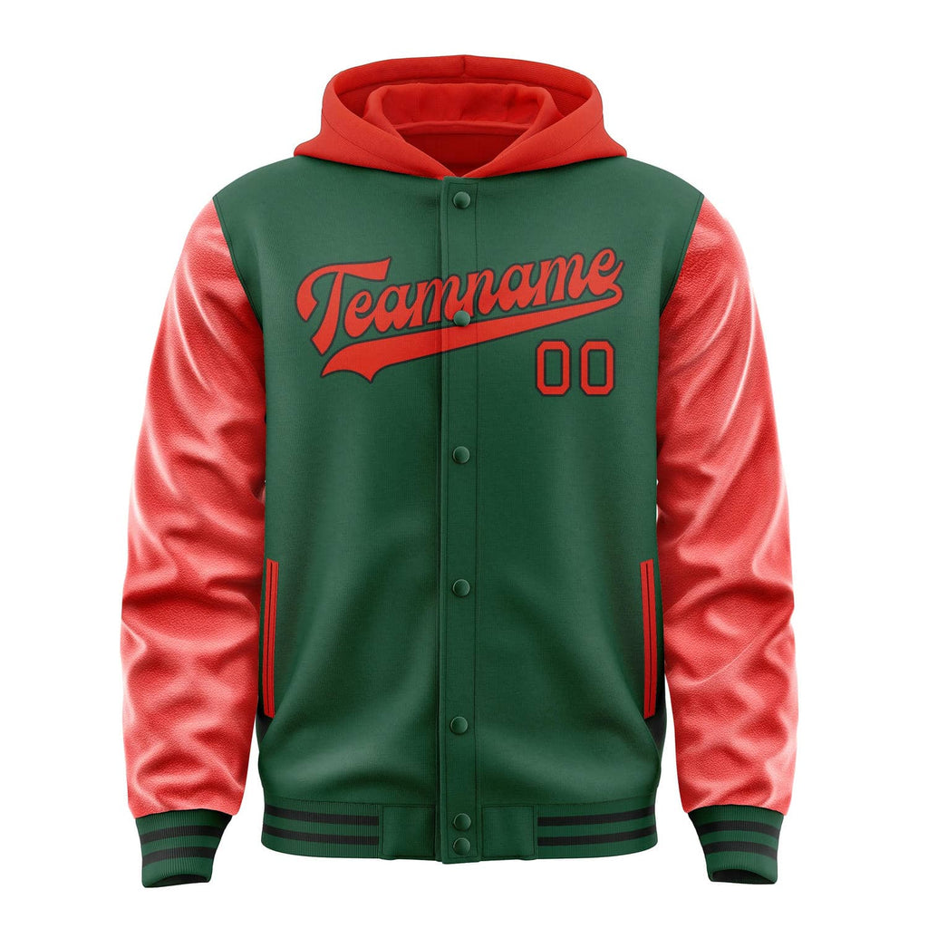 Custom Green Orange Red Jacket