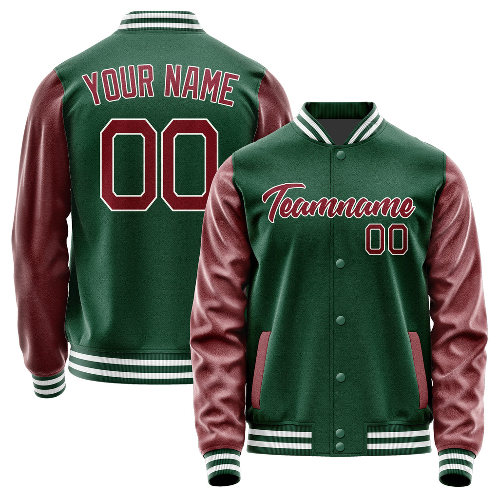 Custom Green Crimson Red Jacket JA0505150518B21815