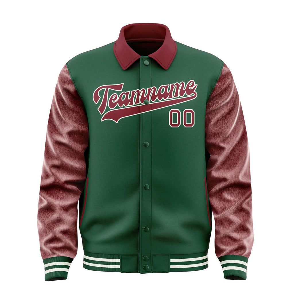 Custom Green Crimson Red Jacket