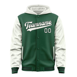 Custom Green White Jacket