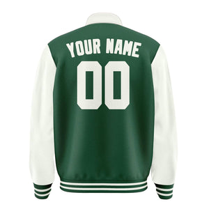 Custom Green White Jacket