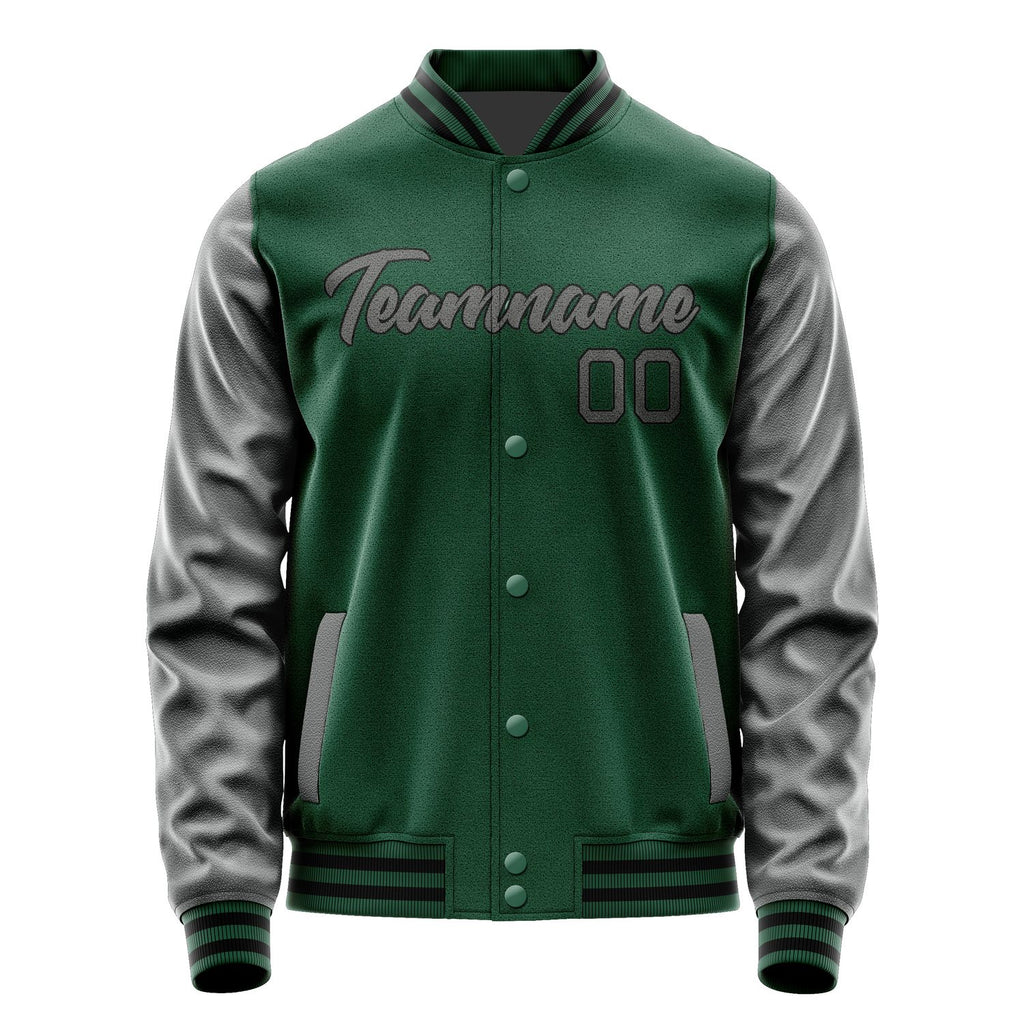 Custom Green Dark Grey Jacket JA0505200517B21720