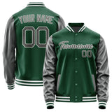 Custom Green Dark Grey Jacket