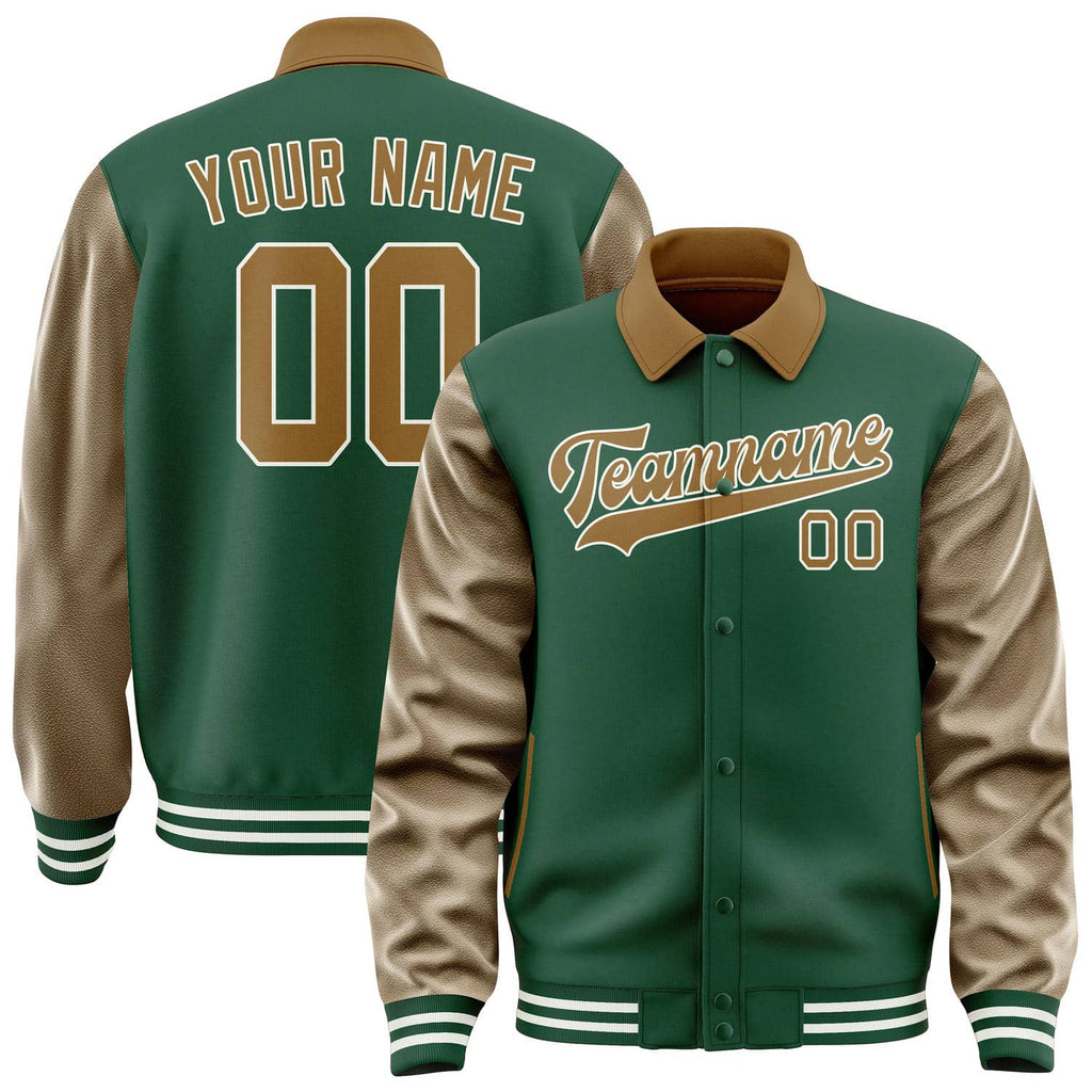 Custom Green Khaki Jacket