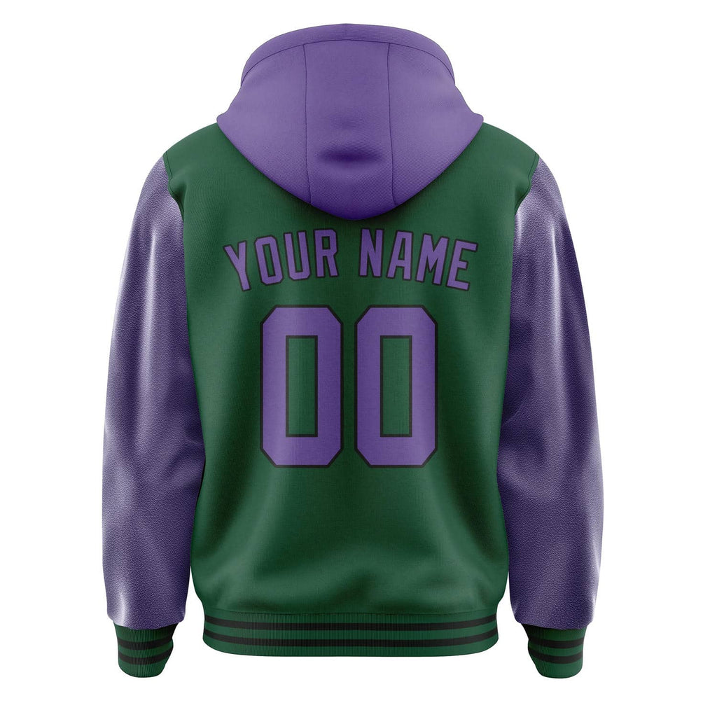 Custom Green Light Purple Jacket