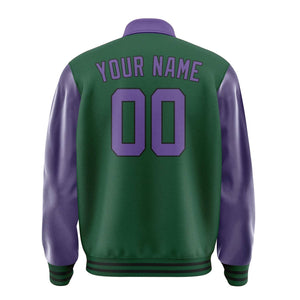 Custom Green Light Purple Jacket