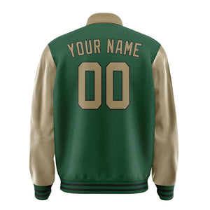 Custom Green Light Khaki Jacket