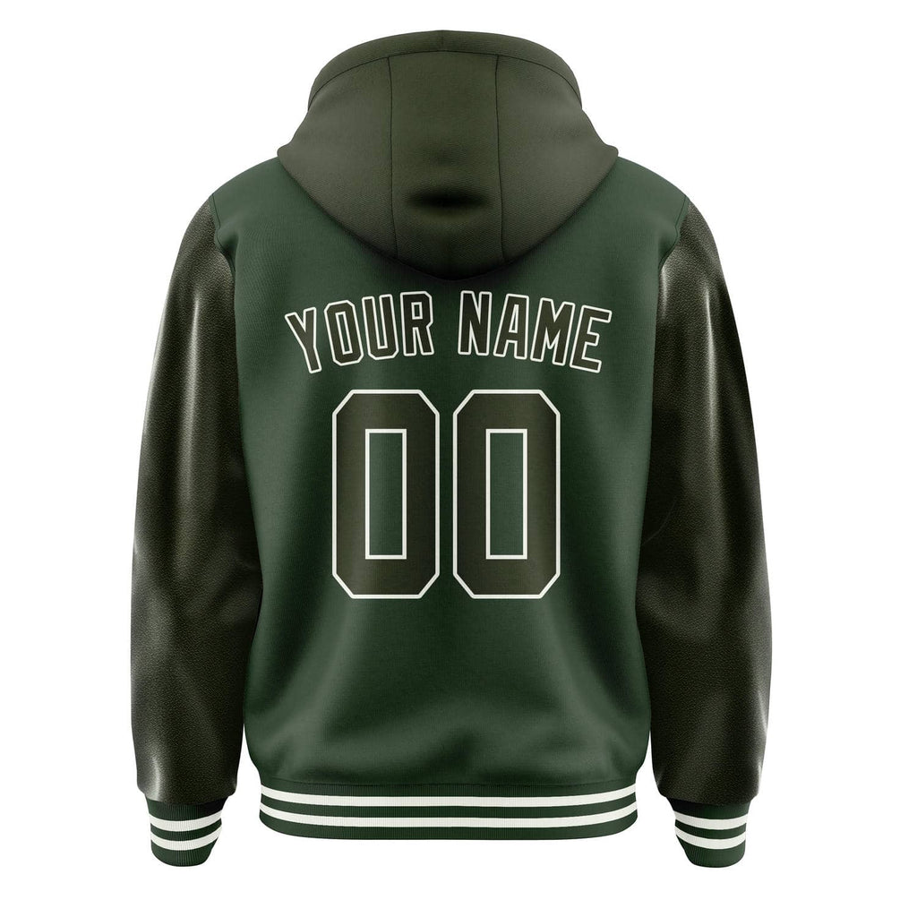 Custom Dark Green Olive Jacket
