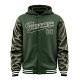 Custom Dark Green Olive Jacket