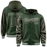 Custom Dark Green Olive Jacket