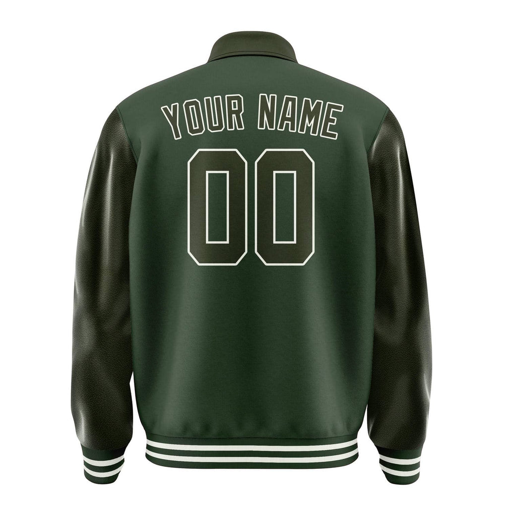 Custom Dark Green Olive Jacket