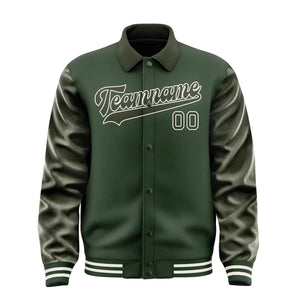Custom Dark Green Olive Jacket