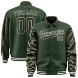 Custom Dark Green Olive Jacket
