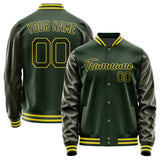 Custom Dark Green Olive Jacket