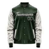 Custom Dark Green Gray Jacket JA0606040617B21704