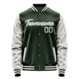 Custom Dark Green Gray Jacket JA0606040618B21804